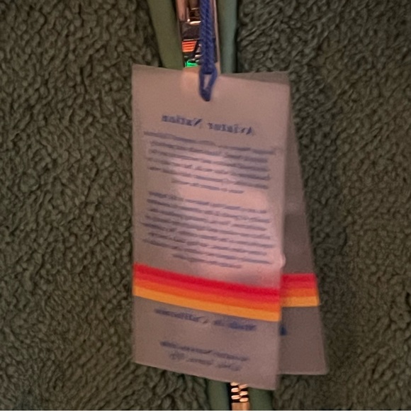 TEDDY APRES HALF ZIP COLOR BLOCK JACKET - GARDEN GREEN - Picture 9 of 15